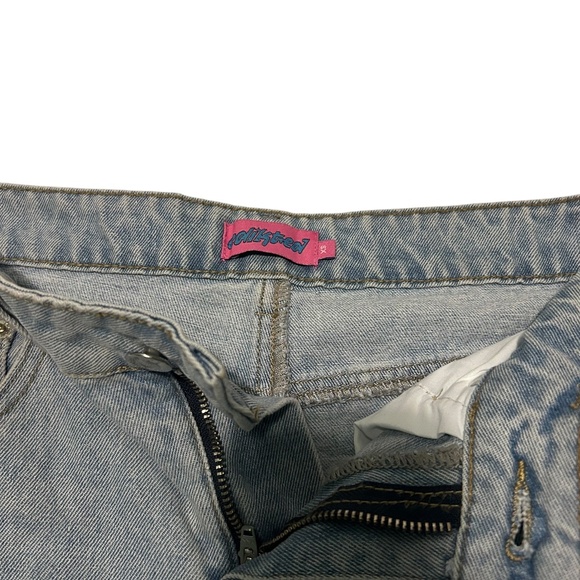 Edikted Light Wash Wide-Leg Jeans – Low/Medium Rise – Women’s XS - Picture 3 of 4